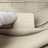 Gucci Ivory Soho Pebbled Leather Hobo Shoulder Bag Handbags Gucci