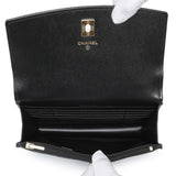 Chanel Black Quilted Caviar Trendy Handle Clutch with Chain Handbags Chanel
