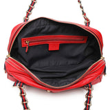 Gucci Red Calfskin Capri Small Bowler Handbags Gucci