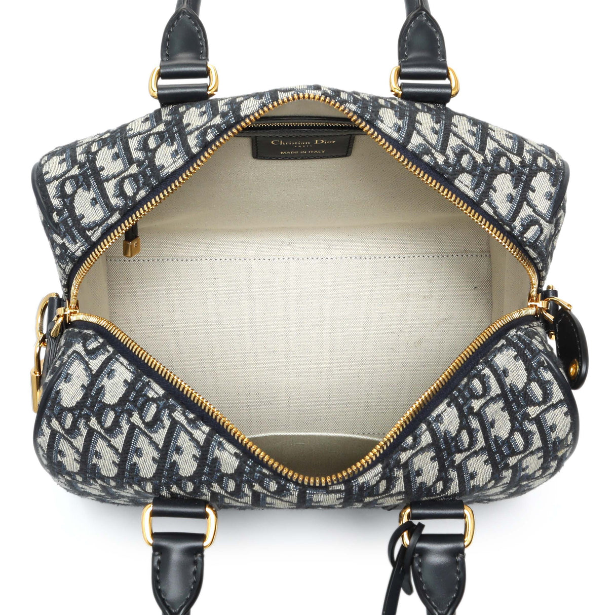 Christian Dior Oblique Groove 25 Bowling Bag Handbags Christian Dior