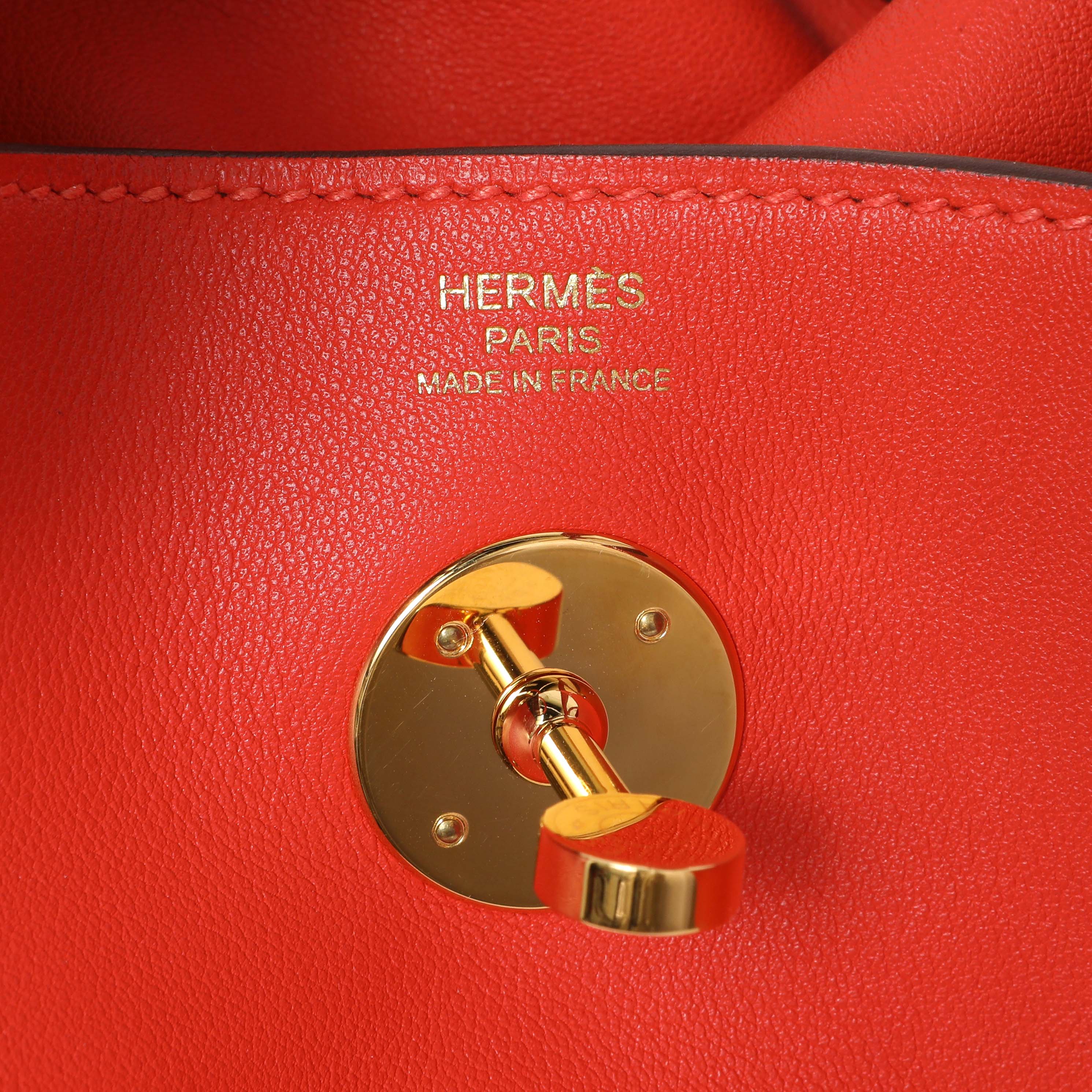 Hermes Rouge Tomate Swift Lindy 26 – Modaselle