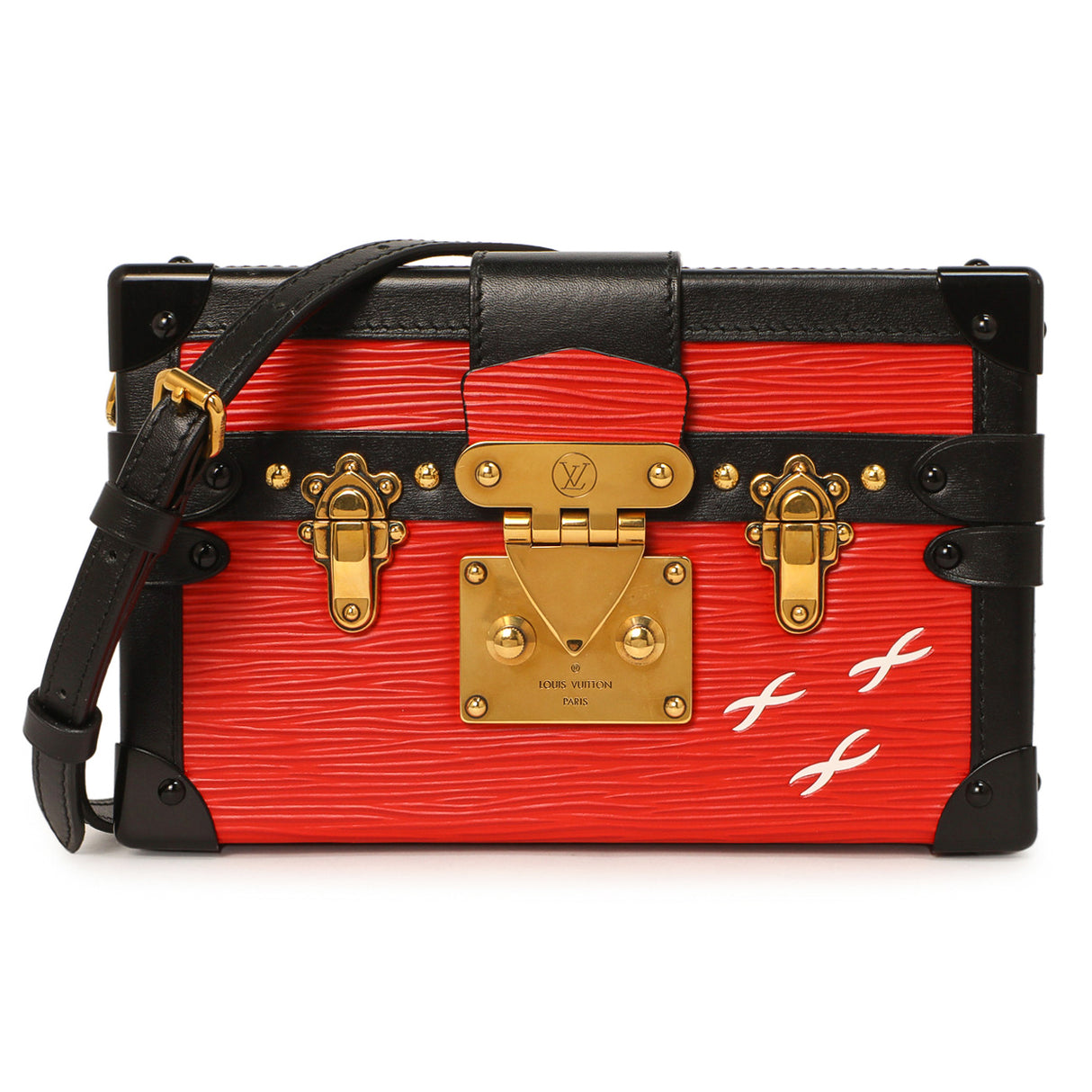 Louis Vuitton Red Epi Petite Malle