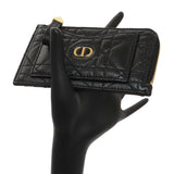 Christian Dior Supple Calfskin Cannage Lady Dior Cosmos Zipped Card Holder Accessories Christian Dior