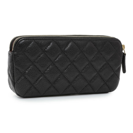Chanel Black Caviar Quilted Small Clutch With Chain Handbags Chanel