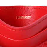Burberry Red Calfskin Card Holder Accessories Burberry