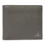 Prada Grey Saffiano Bifold Wallet