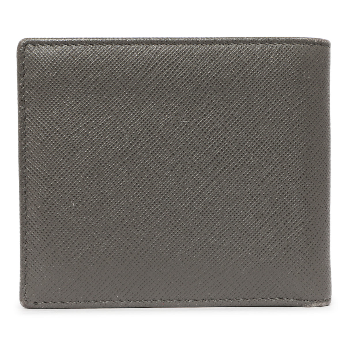 Prada Grey Saffiano Bifold Wallet