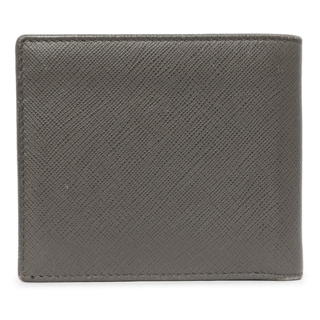 Prada Grey Saffiano Bifold Wallet