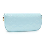 Louis Vuitton Light Blue Vernis Malibu Pochette Handbags Louis Vuitton