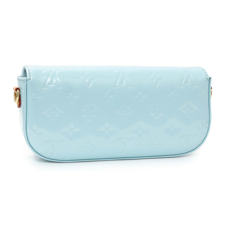 Louis Vuitton Light Blue Vernis Malibu Pochette Handbags Louis Vuitton