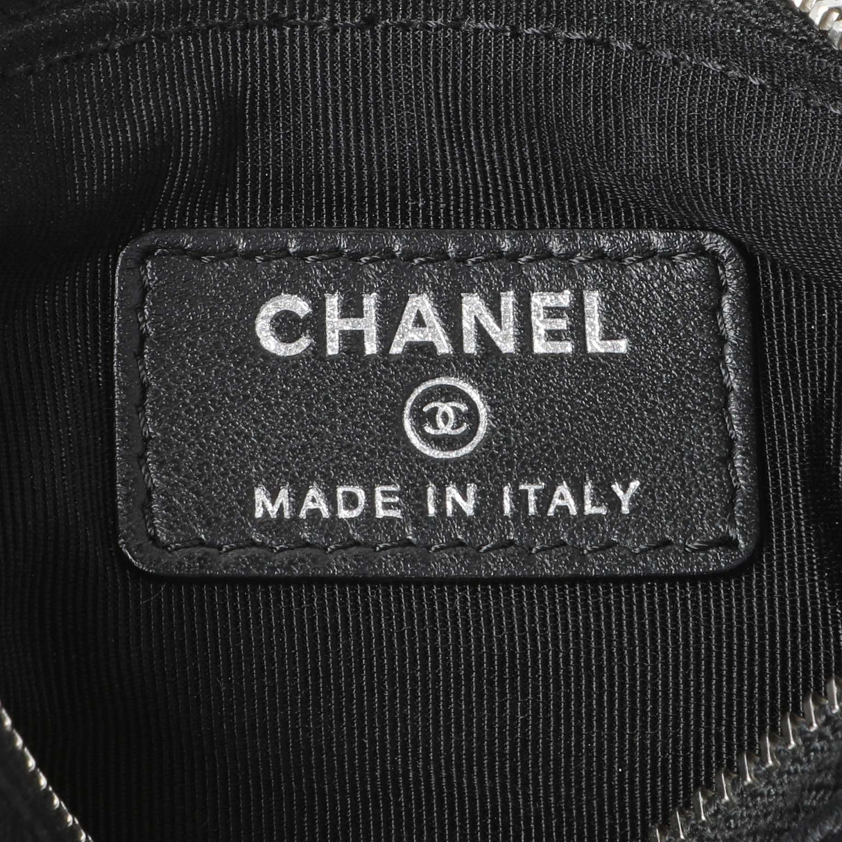 Chanel Black Calfskin Tassel Small Cosmetic Pouch Accessories Chanel