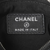 Chanel Black Calfskin Tassel Small Cosmetic Pouch Accessories Chanel