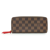 Louis Vuitton Damier Ebene Clemence Wallet Accessories Louis Vuitton