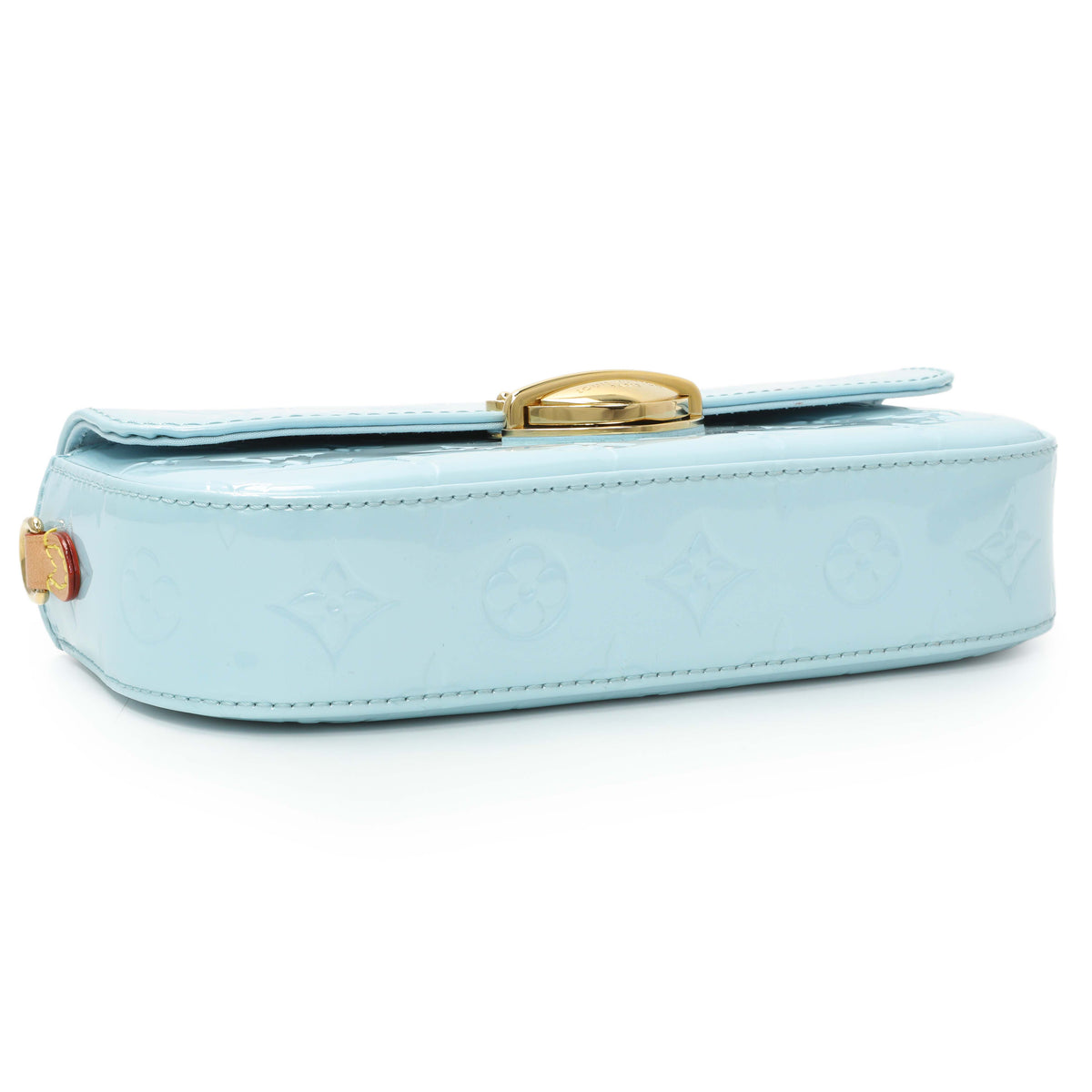 Louis Vuitton Light Blue Vernis Malibu Pochette Handbags Louis Vuitton
