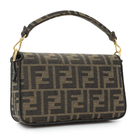 Fendi Fabric Jacquard FF 1974 Mini Baguette Handbags Fendi