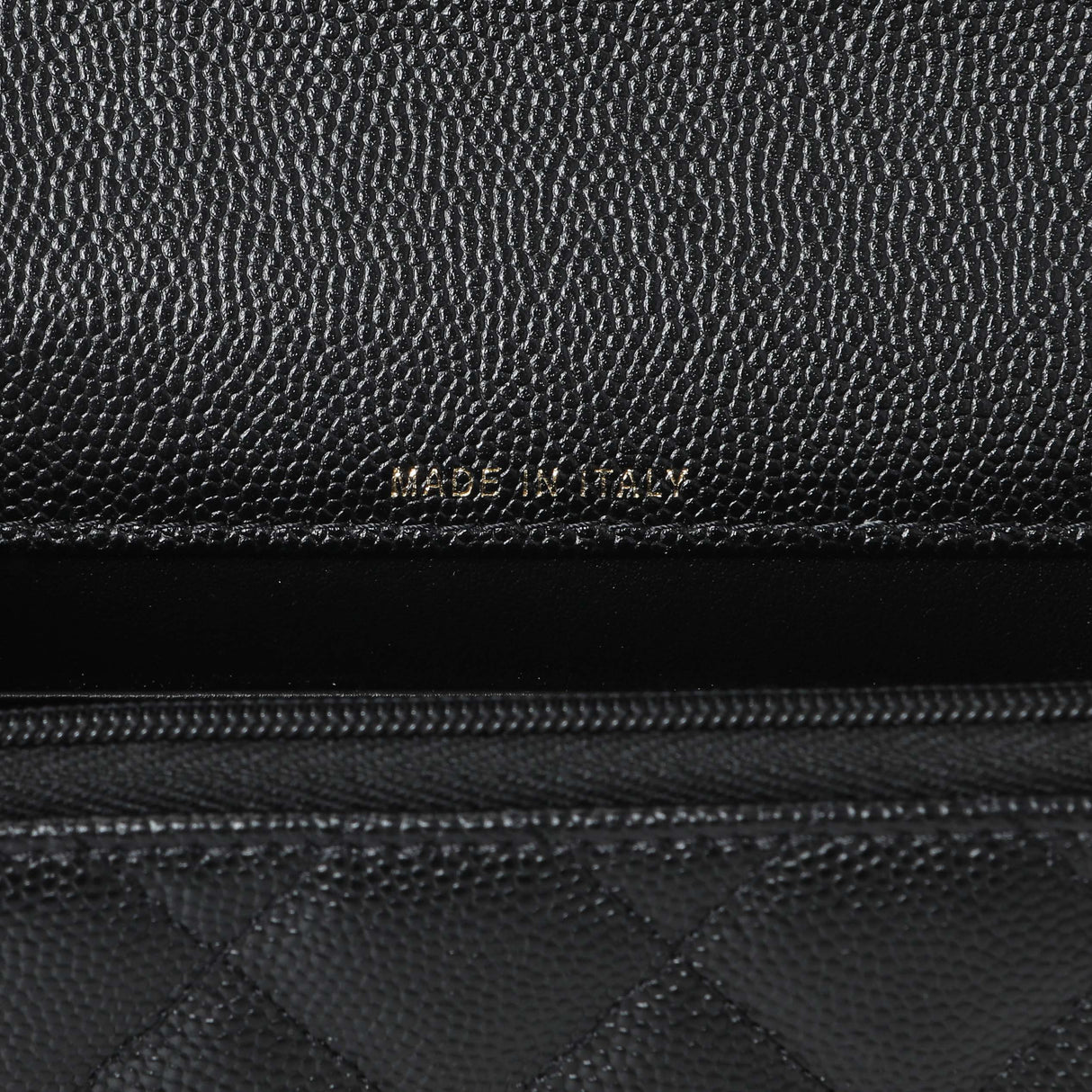 Chanel Black Quilted Caviar Trendy Handle Clutch with Chain Handbags Chanel