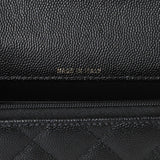 Chanel Black Quilted Caviar Trendy Handle Clutch with Chain Handbags Chanel