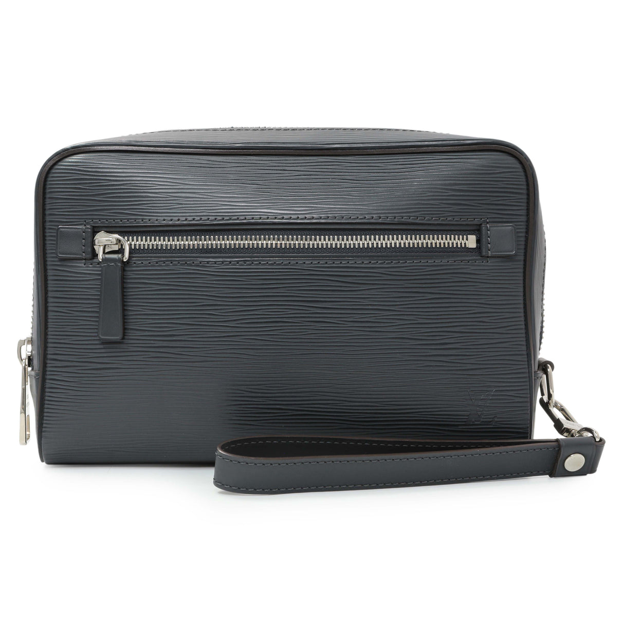Louis Vuitton Navy Epi Kasai Clutch Handbags Louis Vuitton