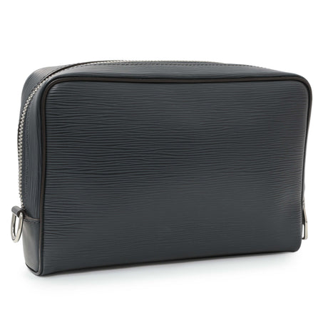 Louis Vuitton Navy Epi Kasai Clutch Handbags Louis Vuitton
