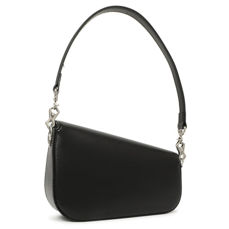 Gucci Black Calfskin Mini Horsebit 1955 Asymmetric Shoulder Bag