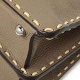 Fendi Cuoio Romano Selleria Small Peekaboo I SEE U Iconic Satchel