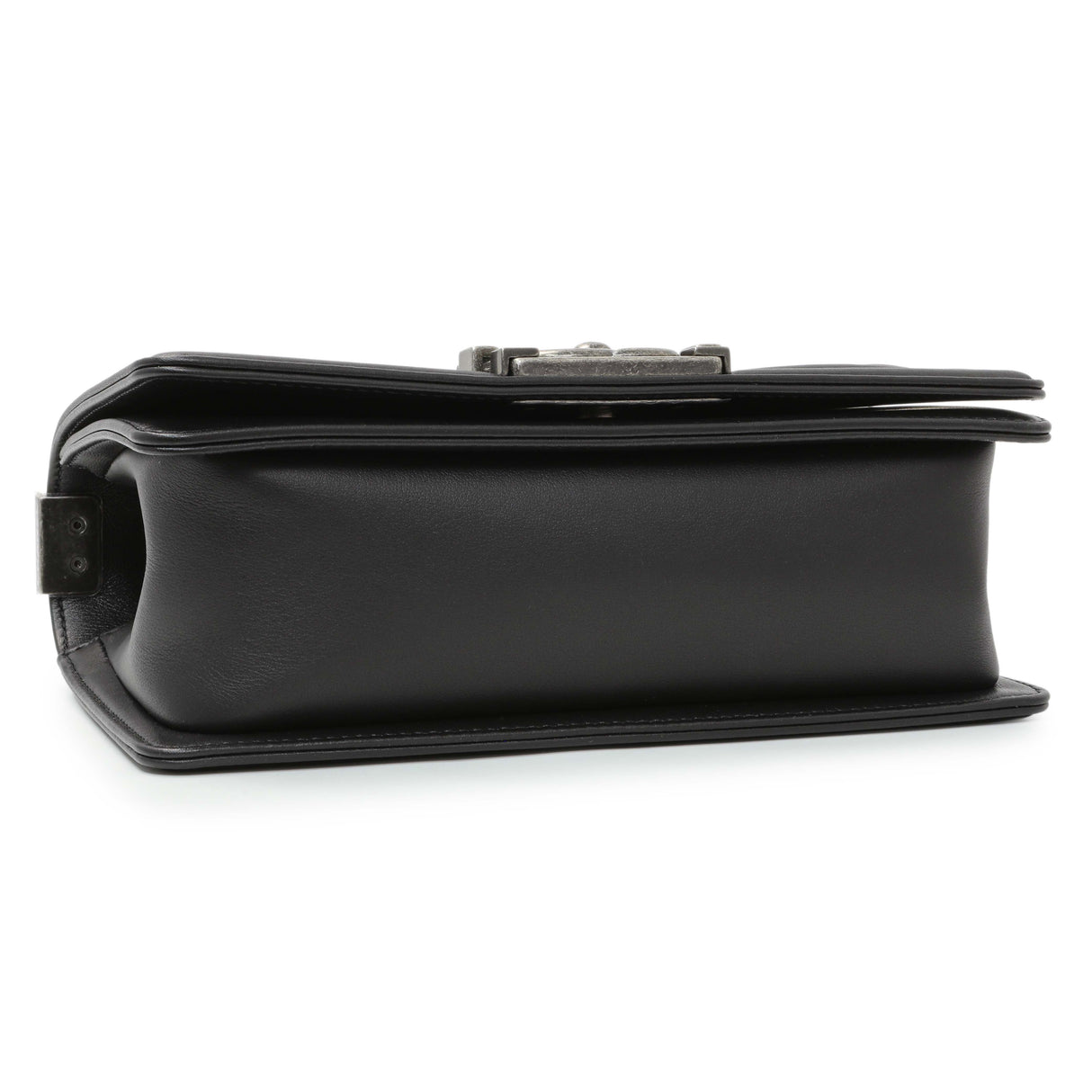 Chanel Black Quilted Calfskin Small Boy Flap Handbags Chanel
