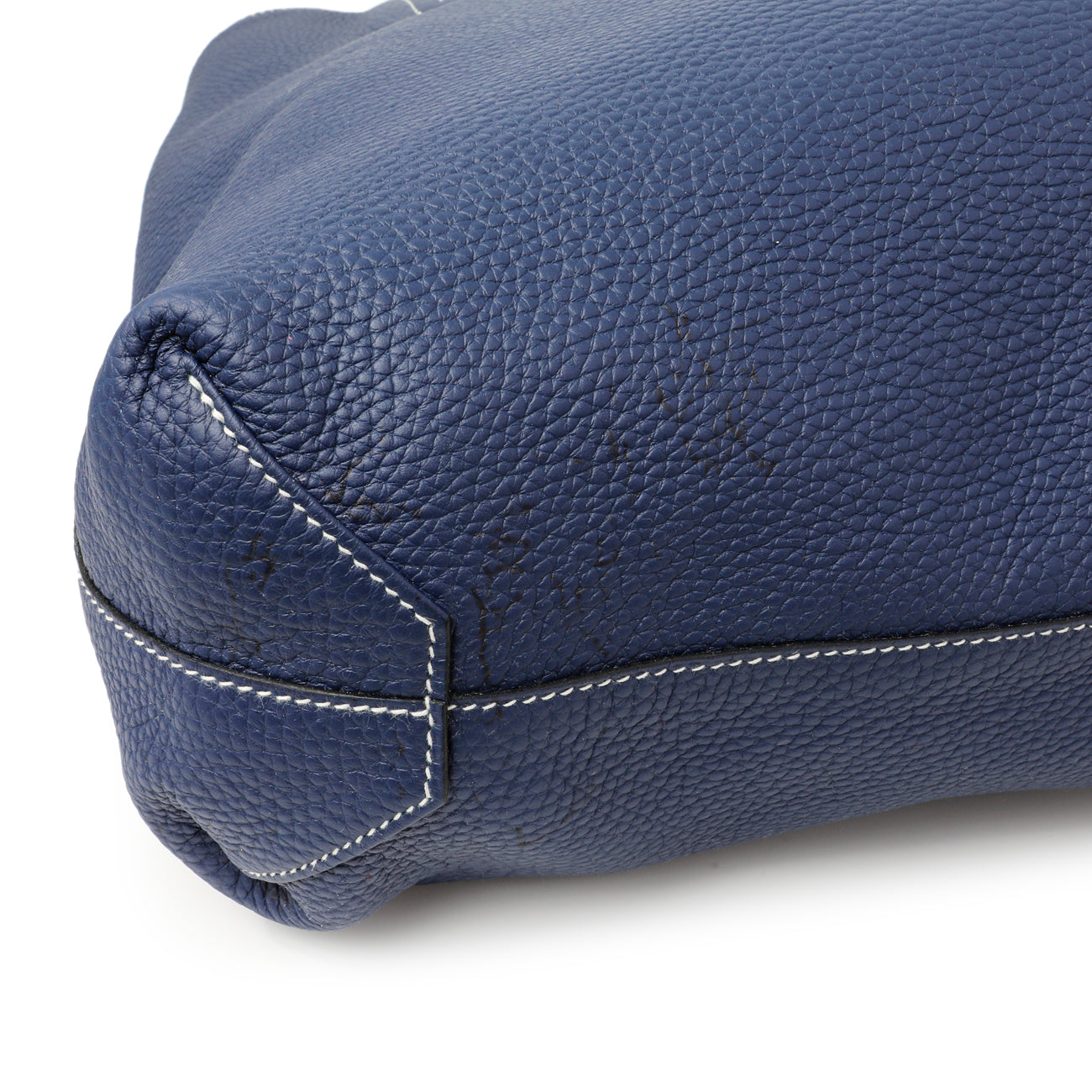 Hermes Blue Taurillon Clemence Double Sens 36 – Modaselle