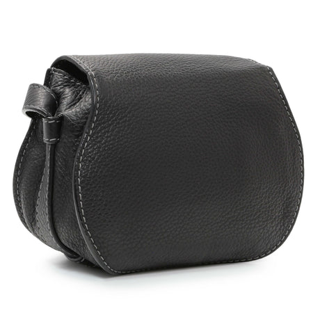 Chloe Black Calfskin Mini Marcie Round Crossbody Bag Handbags Chloe