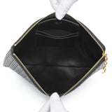 Celine Black Calfskin Quilted C Charm Pouch Accessories Celine