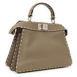 Fendi Cuoio Romano Selleria Small Peekaboo I SEE U Iconic Satchel