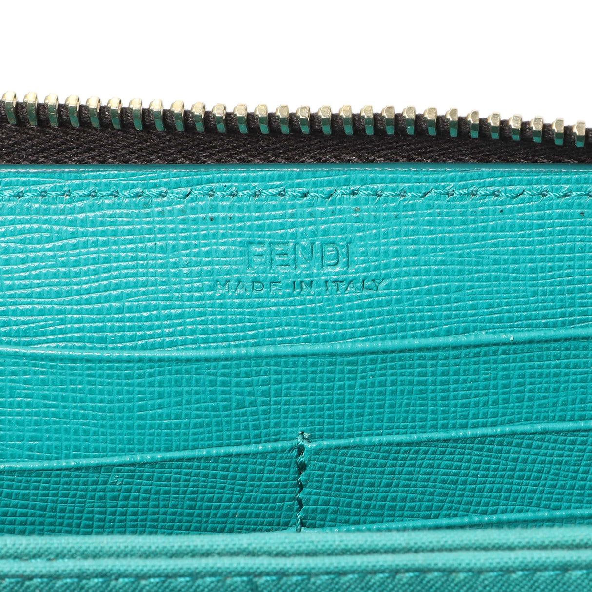 Fendi Zucca Zip Around Wallet Accessories Fendi