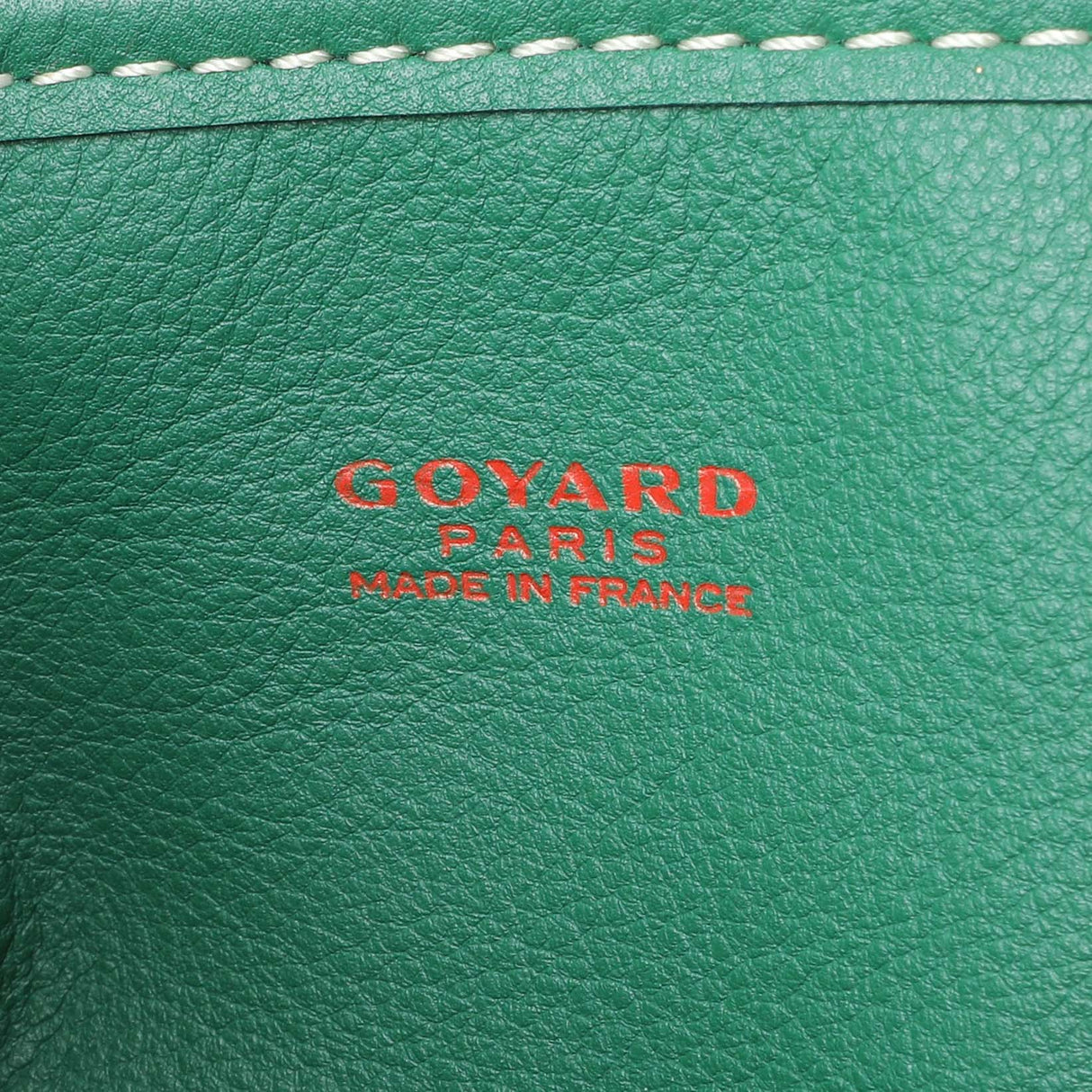 Goyard Green Goyardine Reversible Mini Anjou