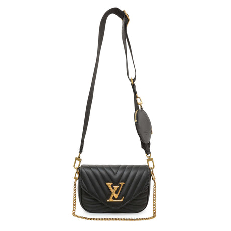 Louis Vuitton Black Calfskin New Wave Multi Pochette Handbags Louis Vuitton