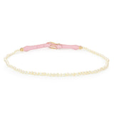 Chanel Iridescent Pink Lambskin Pearl Belt Accessories Chanel