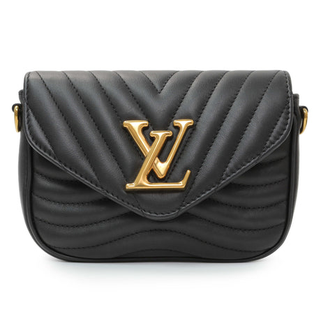 Louis Vuitton Black Calfskin New Wave Multi Pochette Handbags Louis Vuitton