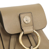 Chloe Grey Suede Calfskin Mini Faye Backpack