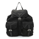 Prada Black Tessuto Nylon Medium Backpack Handbags Prada