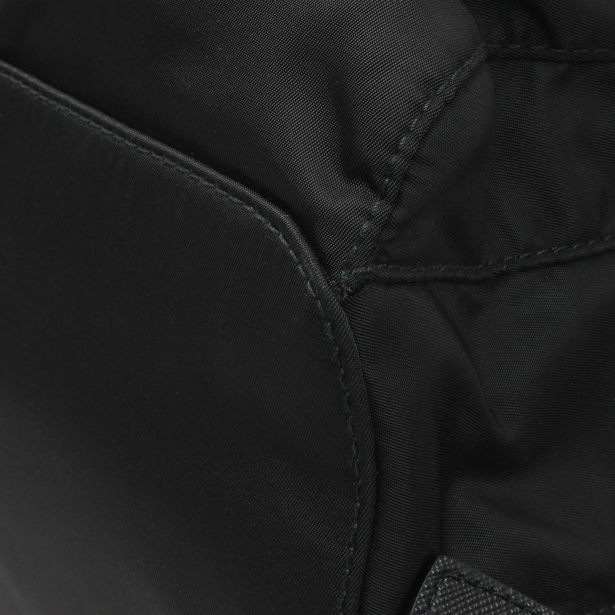 Prada Black Tessuto Nylon Medium Backpack Handbags Prada