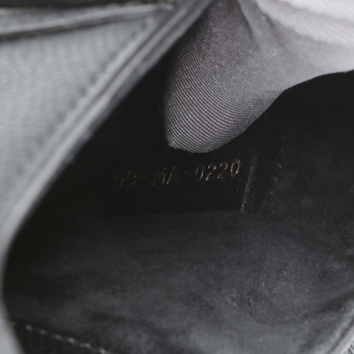 Christian Dior Black Grained Calfskin Mini Saddle Bag