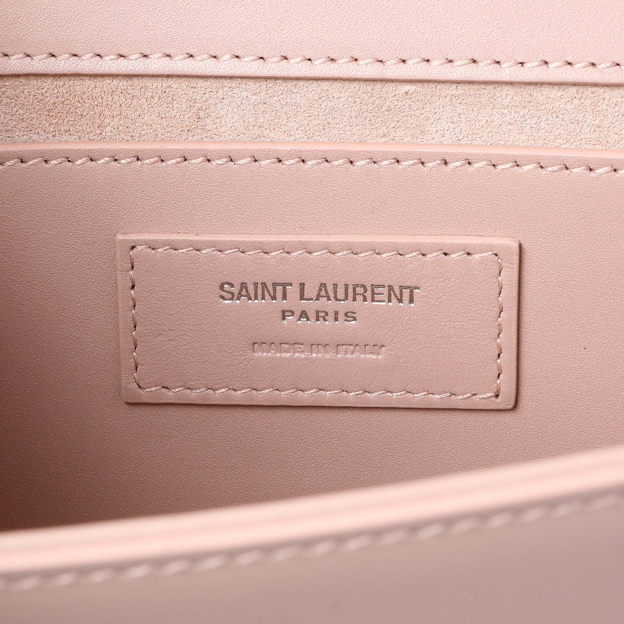 Saint Laurent Pink Smooth Calfskin Medium Classic Monogram Kate Tassel Satchel Handbags Saint Laurent