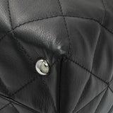 Chanel Black Calfskin Quilted Large In the Business Tote Handbags Chanel