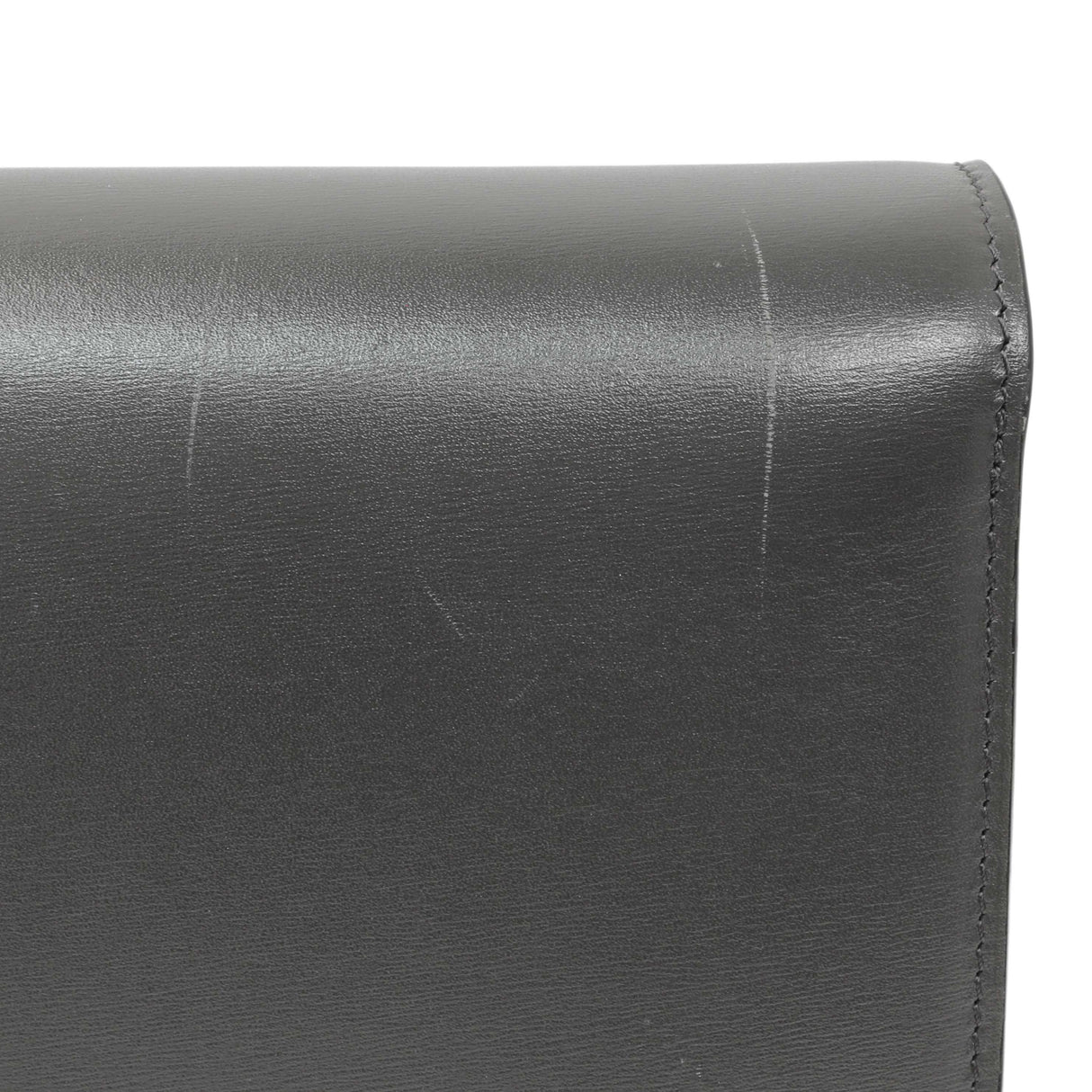 Celine Grey Smooth Calfskin Medium Classic Box Flap Handbags Celine