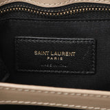 Saint Laurent Beige Calfskin Monogram Toy Loulou Crossbody Handbags Saint Laurent
