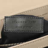 Saint Laurent Beige Calfskin Monogram Toy Loulou Crossbody Handbags Saint Laurent