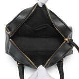 Versace Black Grained Calfskin Virtus Small Bowling Bag Handbags Versace