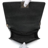 Chanel Black Chevron Quilted Caviar Medium Boy Flap Handbags Chanel