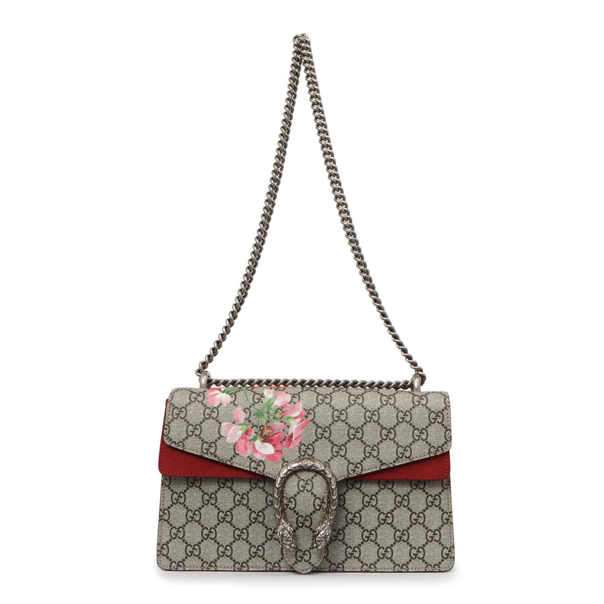 Gucci GG Supreme Monogram Blooms Small Dionysus