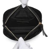 Saint Laurent Black Velvet Lou Belt Bag Handbags Saint Laurent