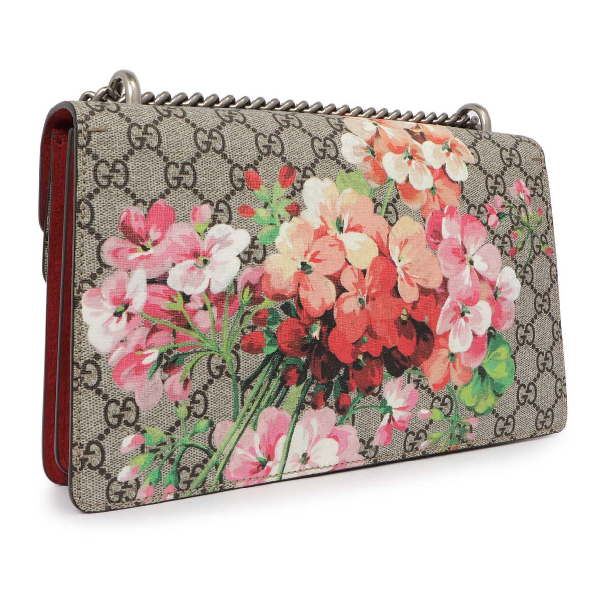 Gucci GG Supreme Monogram Blooms Small Dionysus