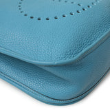 Hermes Blue Jean Clemence Evelyne II GM